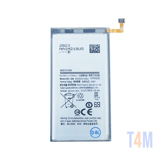 Batería Samsung Galaxy S10/G973 EB-BG973ABU X SM-G9730 3400 mAh